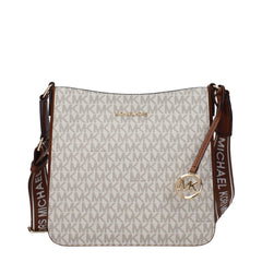 Michael Kors Beige Fabric Crossbody Bag - Cross Body Bags