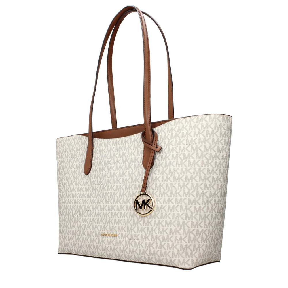 Michael Kors Beige Fabric Shoulder Bags