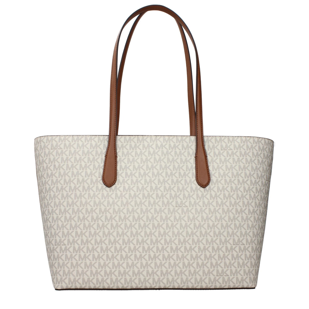Michael Kors Beige Fabric Shoulder Bags