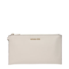 Michael Kors Beige Leather Clutch Bags