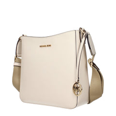 Michael Kors Beige Leather Shoulder Bags