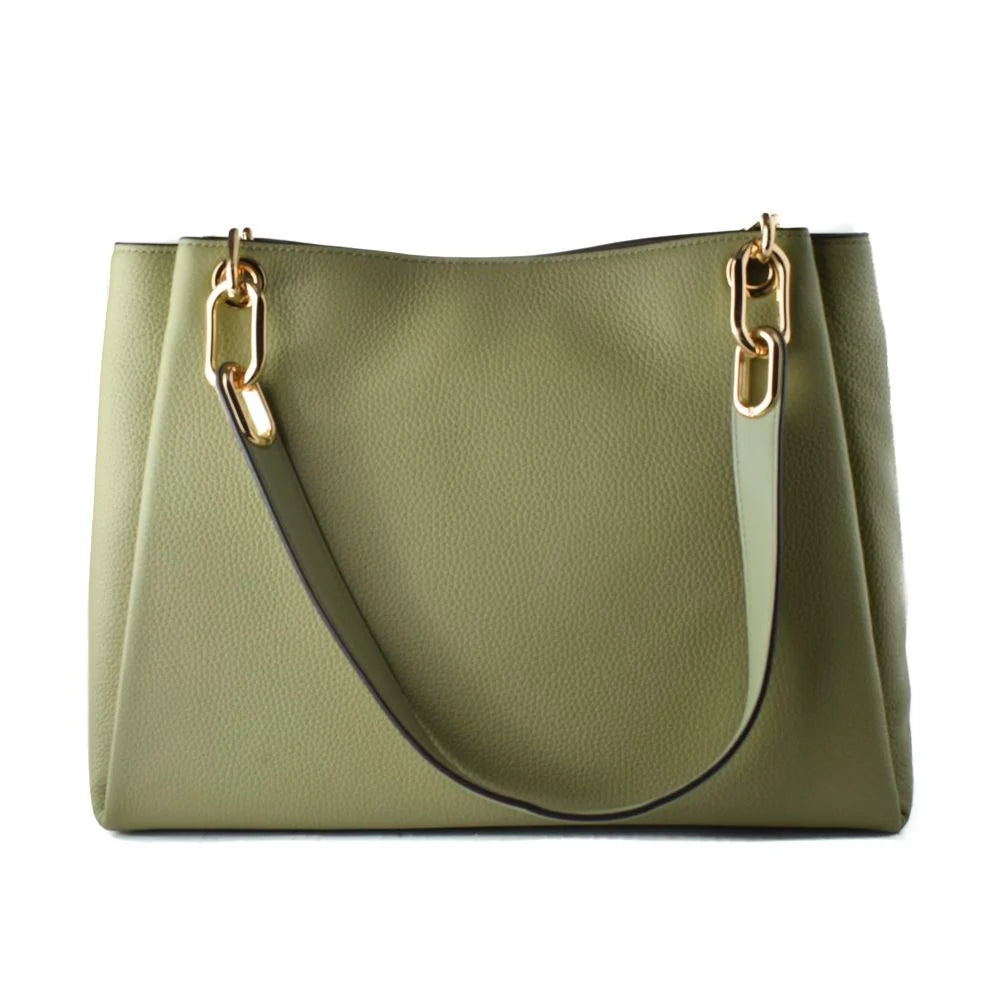 Michael Kors Bicolor Leather Handbag
