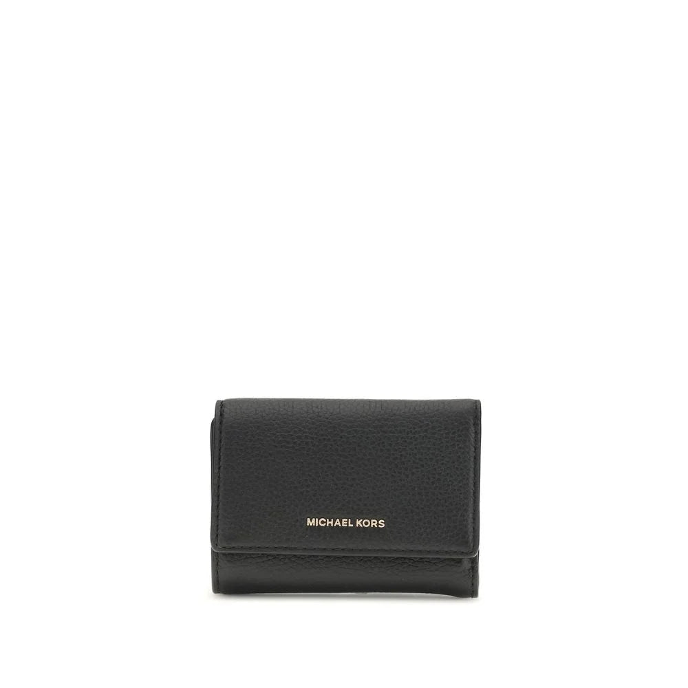 Michael Kors Black Calf Leather Bos Taurus Wallet