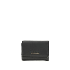 Michael Kors Black Calf Leather Bos Taurus Wallet