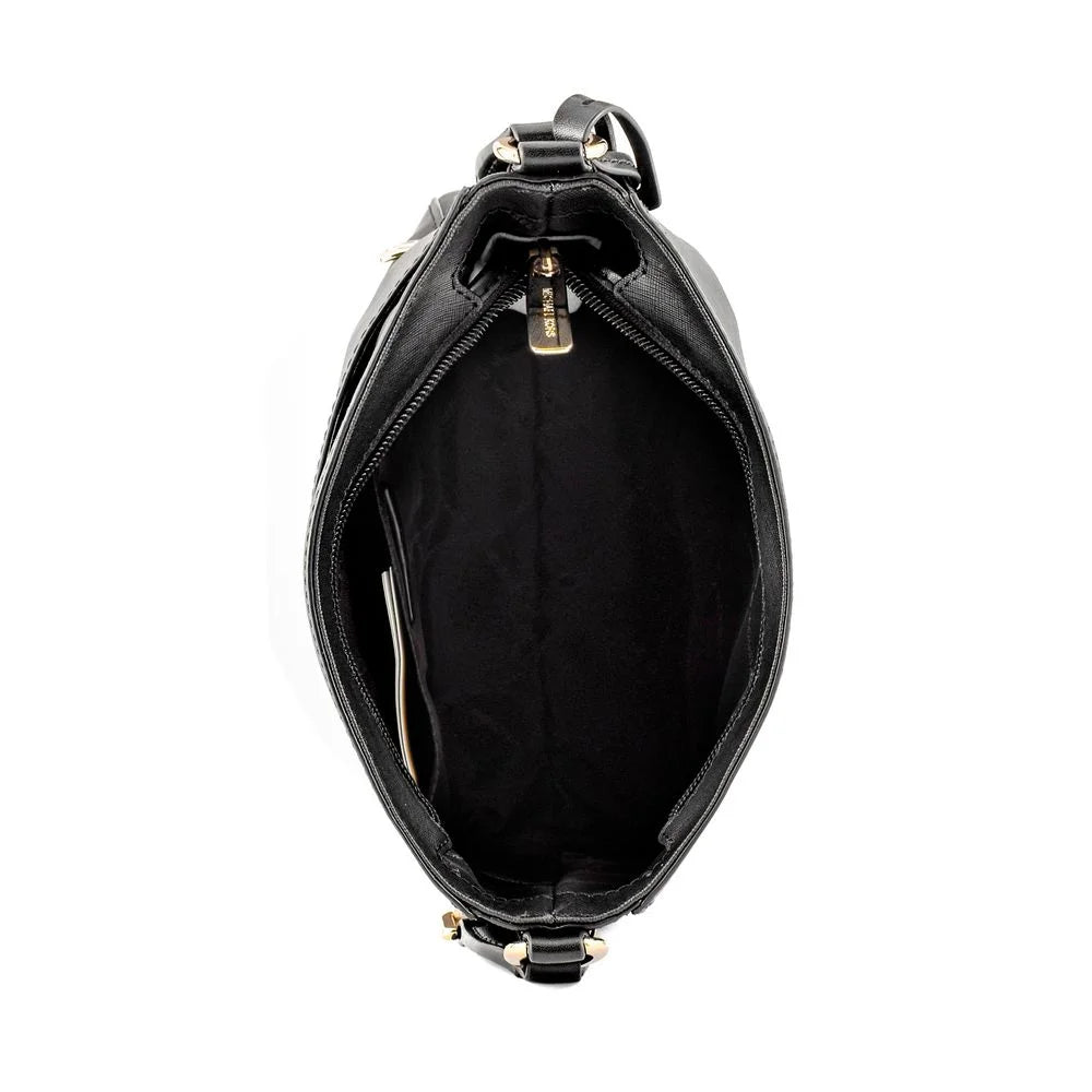 Michael Kors Black Canvas Crossbody Bag