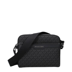 Michael Kors Black Fabric Crossbody Bag