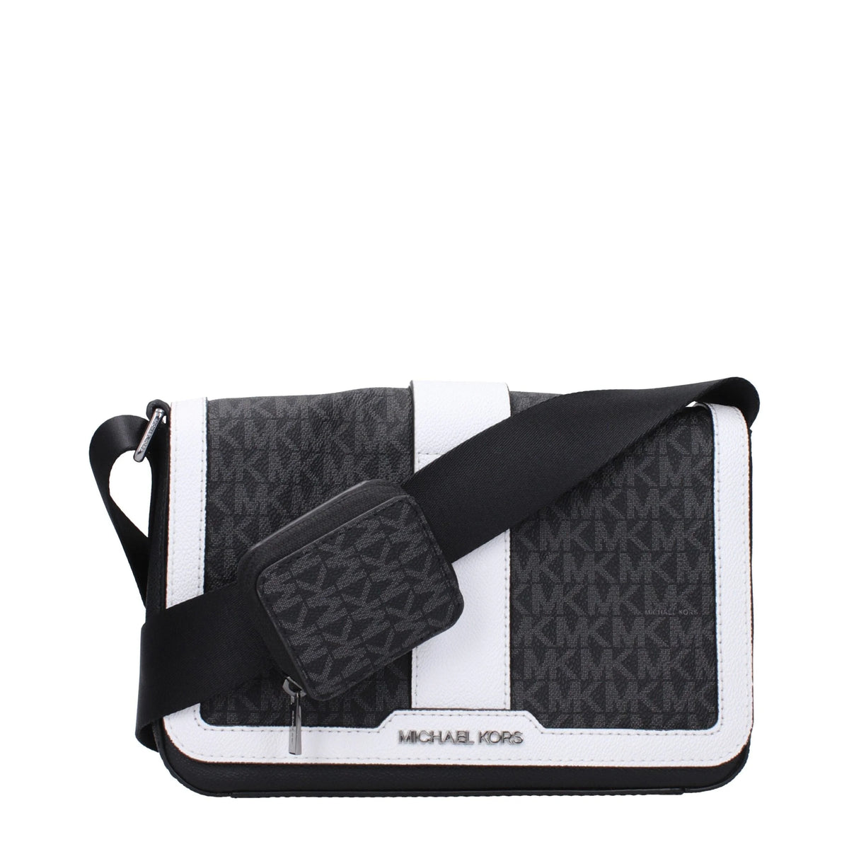 Michael Kors Black Fabric Crossbody Bags