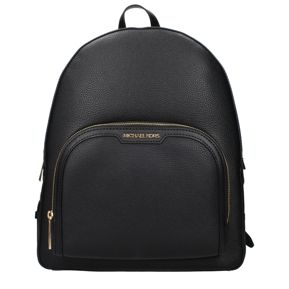 Michael Kors Black Leather Backpacks
