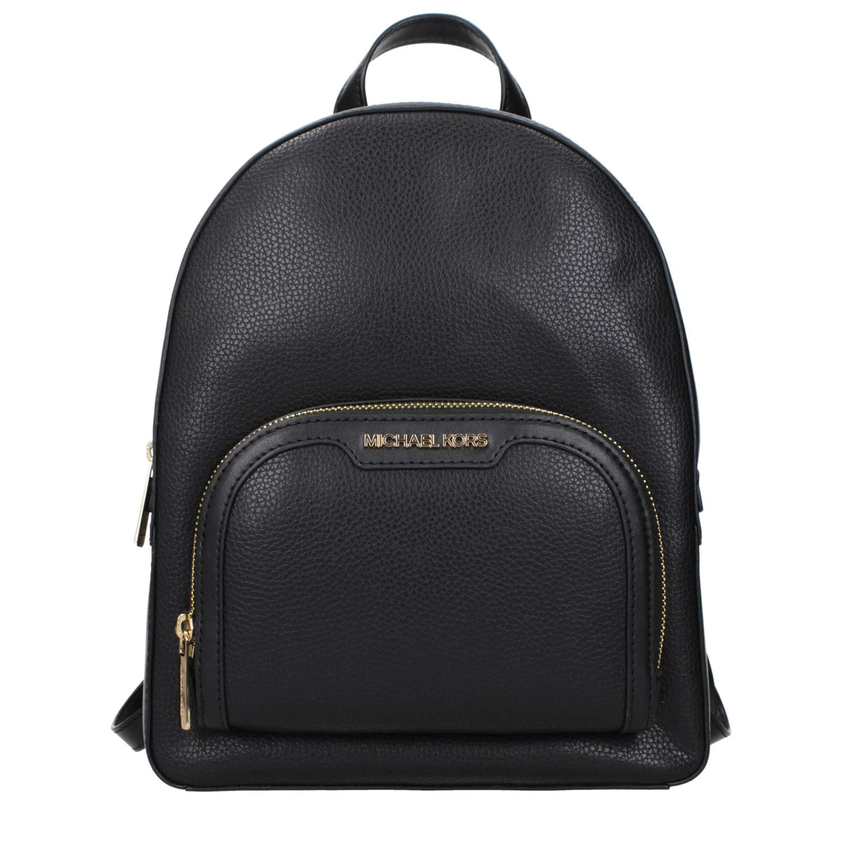 Michael Kors Black Leather Backpacks