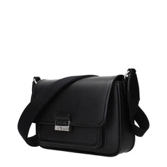 Michael Kors Black Leather Crossbody Bag