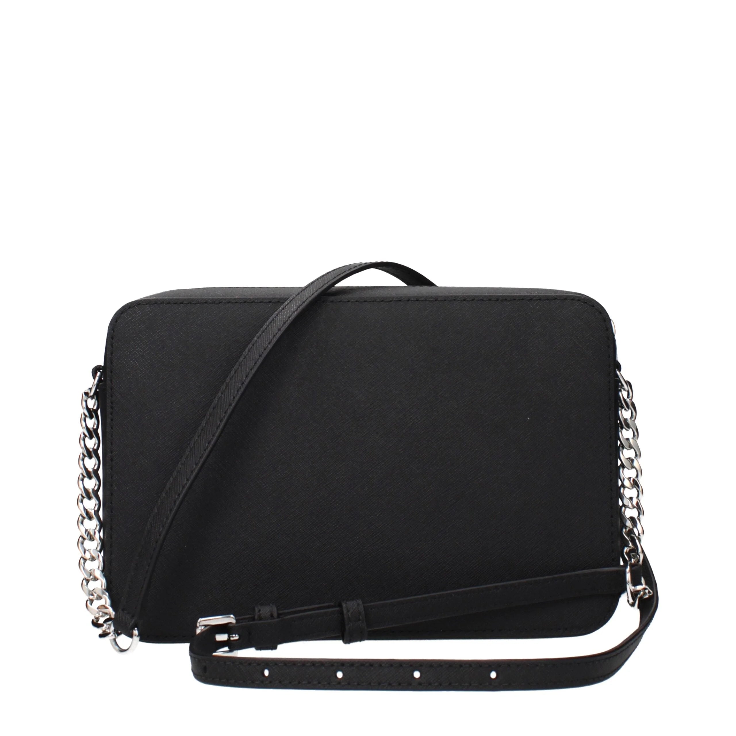 Michael Kors Black Leather Crossbody Bag