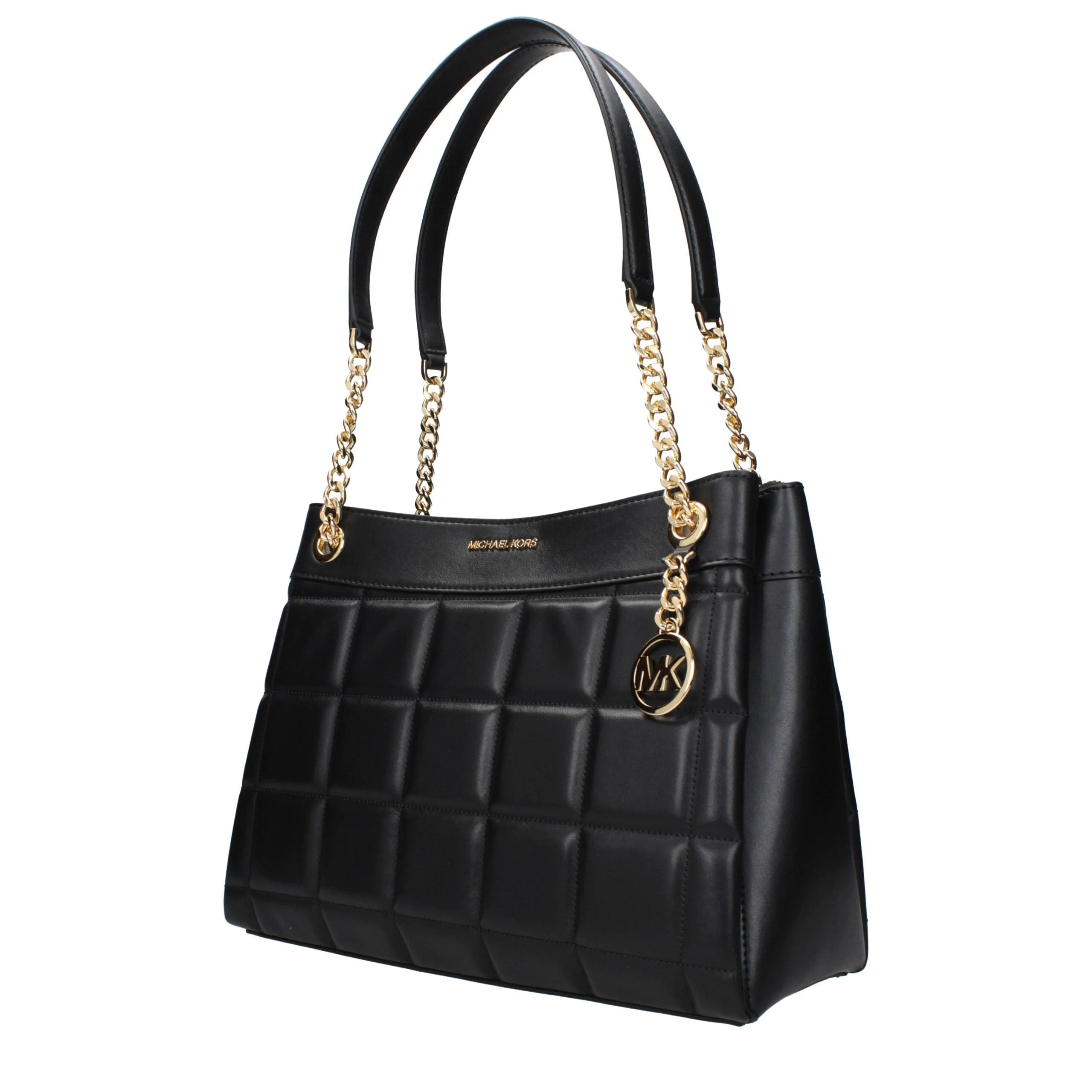Michael Kors Black Leather Shoulder Bag