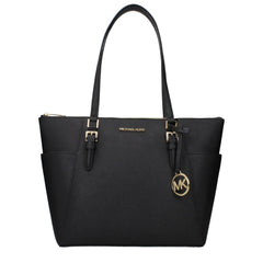 Michael Kors Black Leather Shoulder Bag