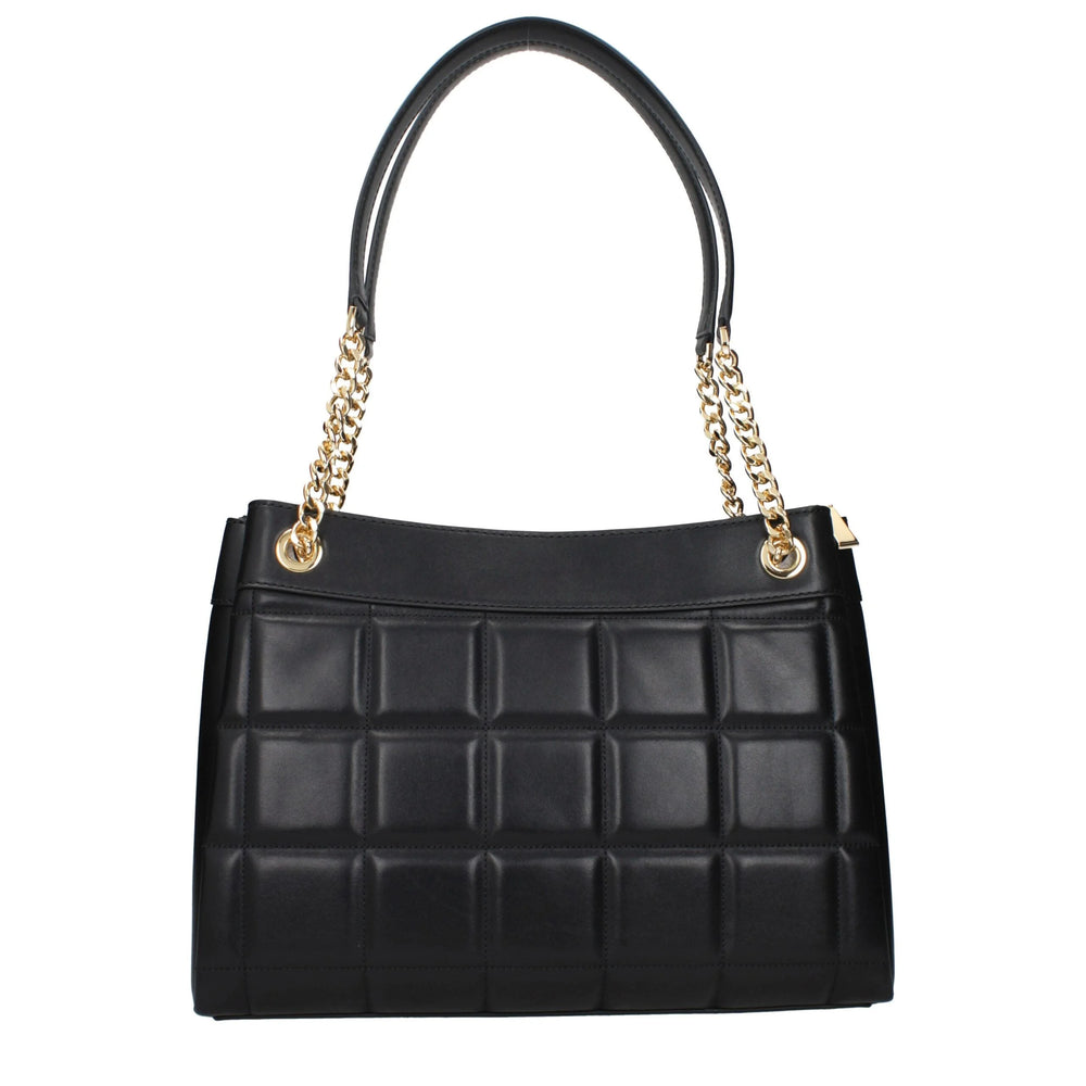 Michael Kors Black Leather Shoulder Bag