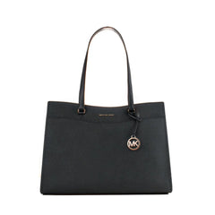 Michael Kors Black Leather Tote Bag