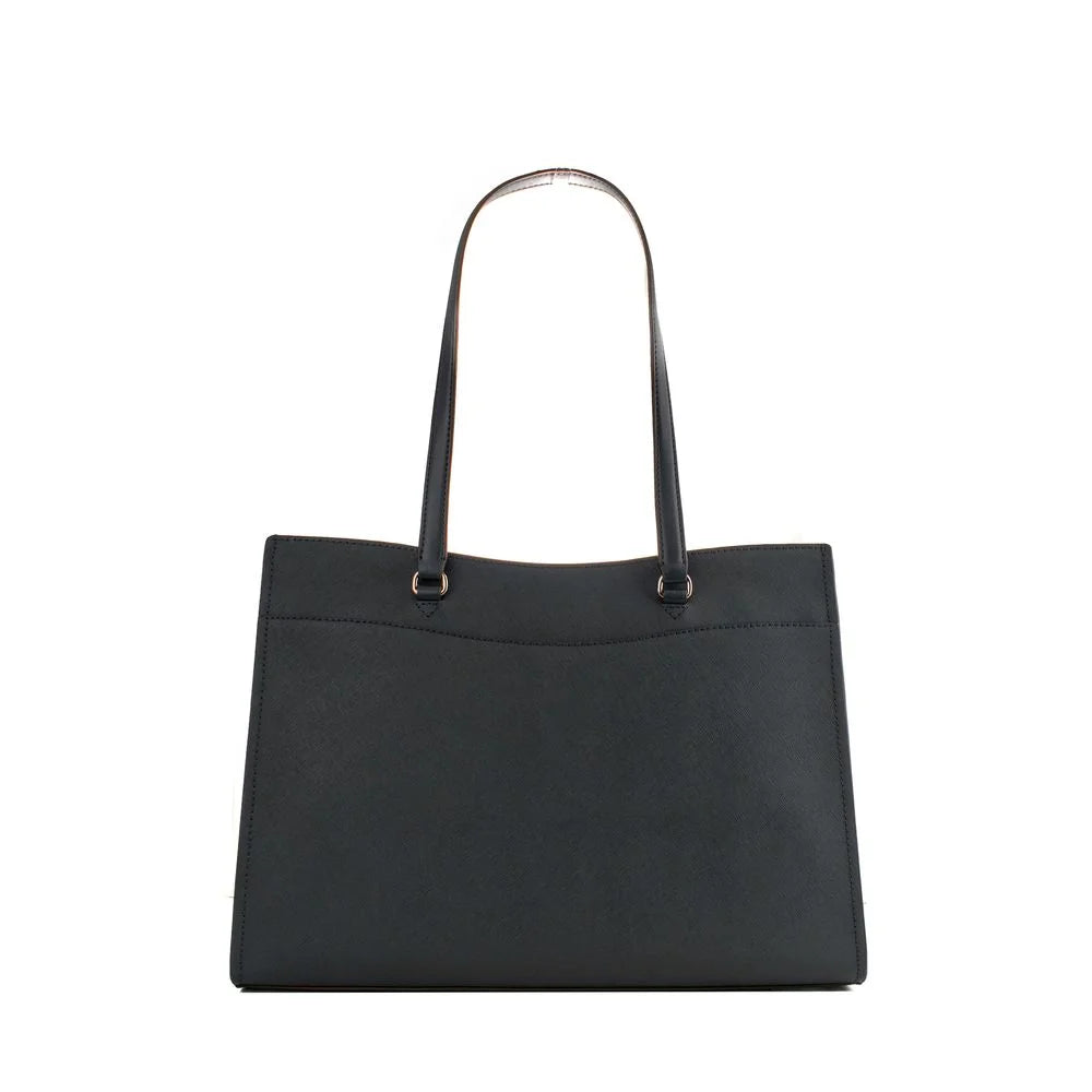 Michael Kors Black Leather Tote Bag