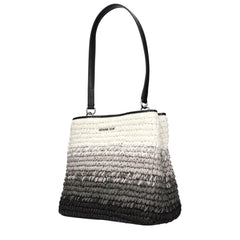 Michael Kors Black Raffia Shoulder Bags