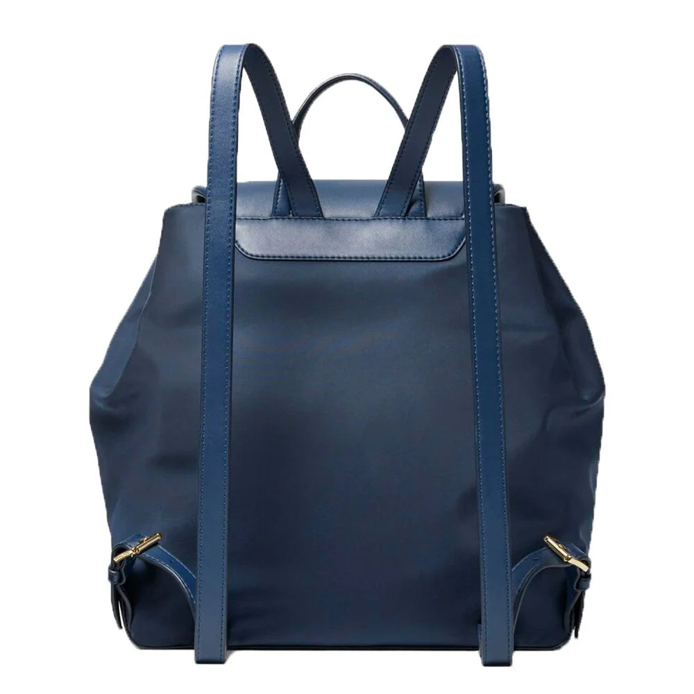 Michael Kors Blue Canvas Backpack
