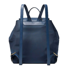 Michael Kors Blue Canvas Backpack