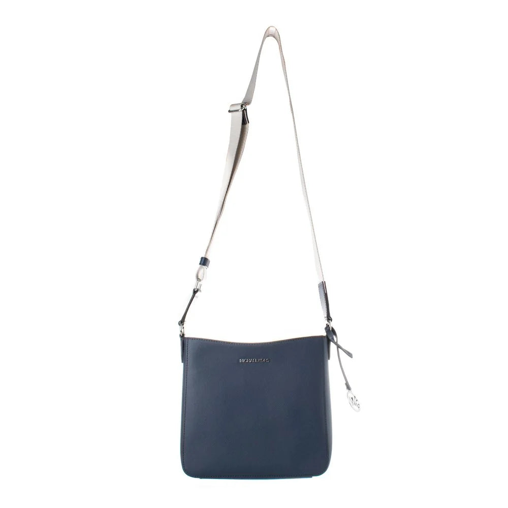Michael Kors Blue Canvas Crossbody Bag