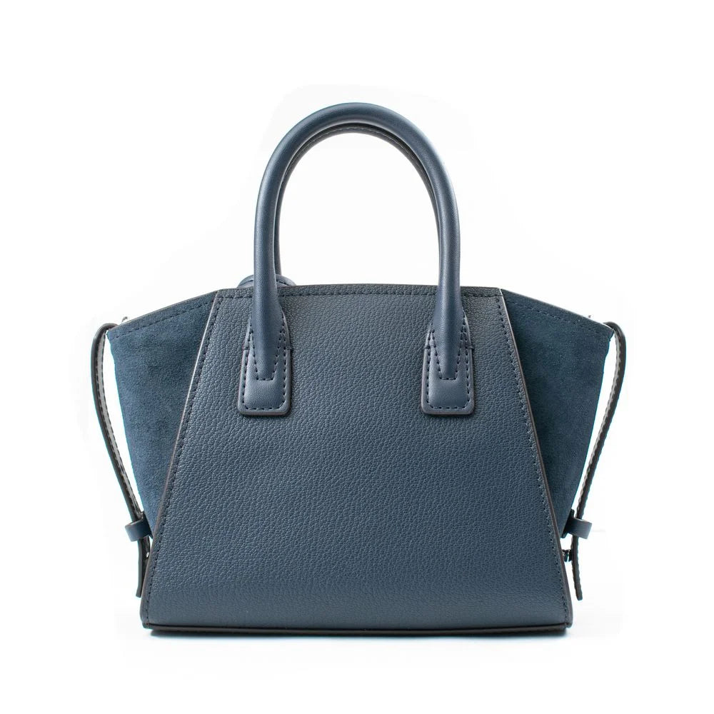 Michael Kors Blue Canvas Handbag