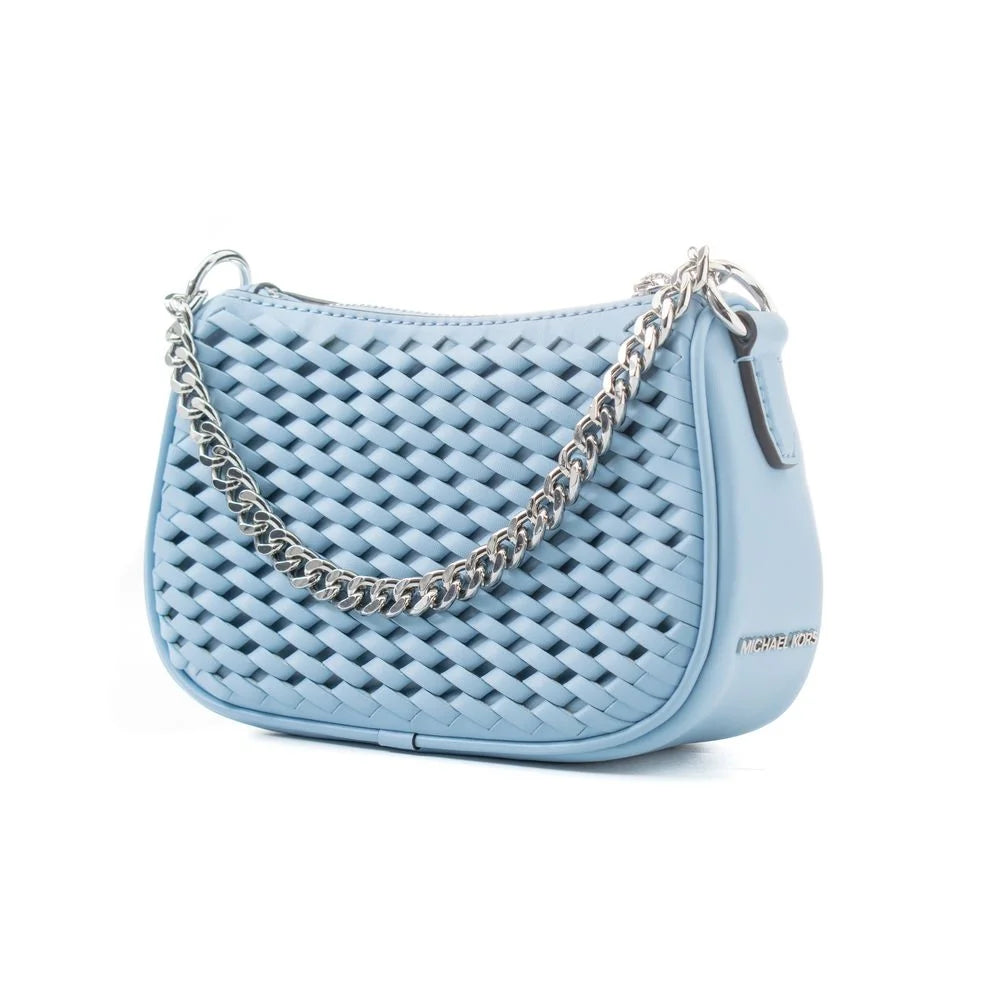 Michael Kors Blue Canvas Handbag