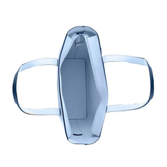 Michael Kors Blue Canvas Tote Bag