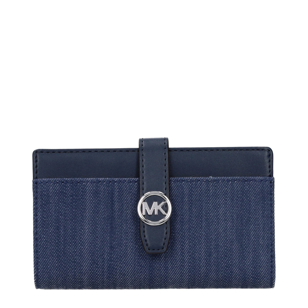 Michael Kors Blue Fabric Wallet