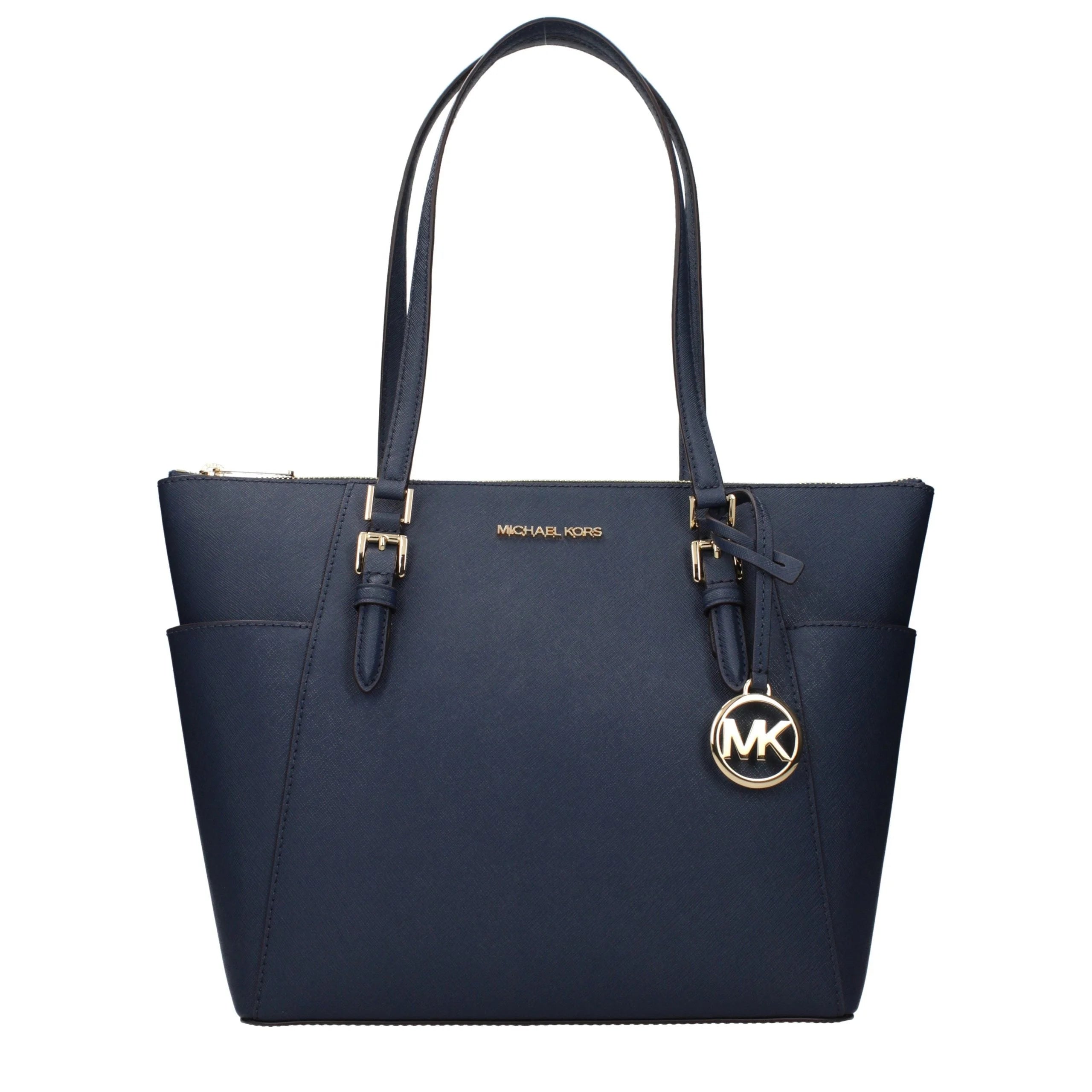 Τσάντα Ώμου Michael Kors Μπλε από Δέρμα