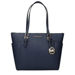 Τσάντα Ώμου Michael Kors Μπλε από Δέρμα