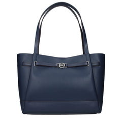 Michael Kors Blue Leather Shoulder Bags