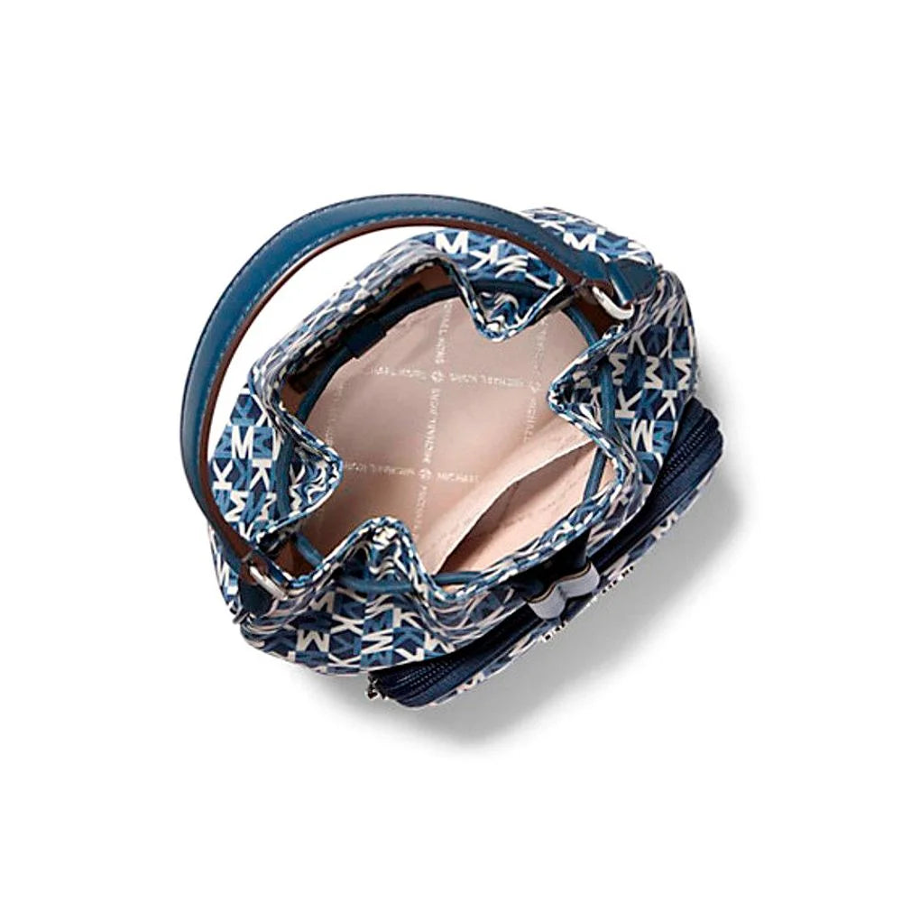 Michael Kors Blue Nylon Backet Bag