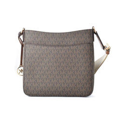 Michael Kors Brown Canvas Crossbody Bag