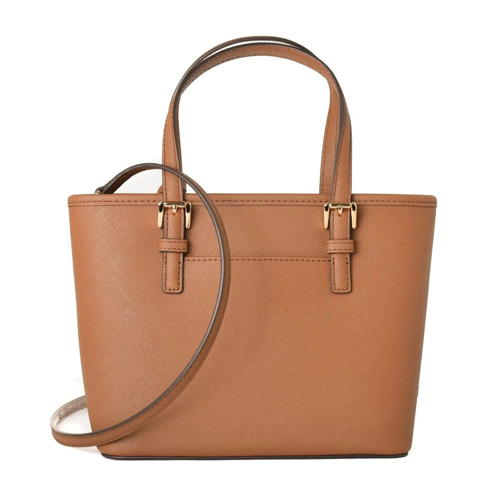 Michael Kors Brown Canvas Shoulder Bag