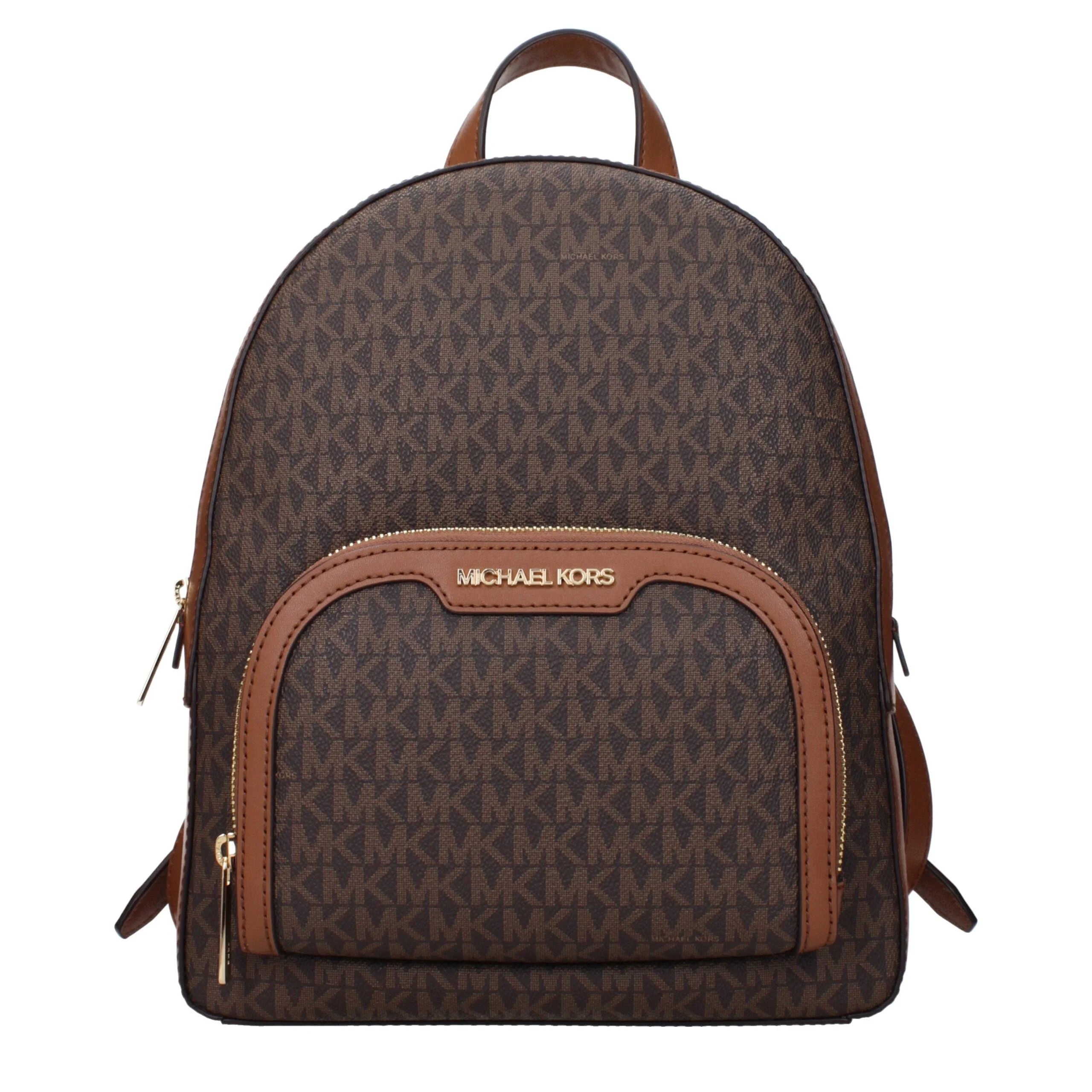 Michael Kors Brown Fabric Backpacks