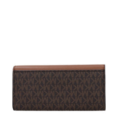 Michael Kors Brown Fabric Wallet