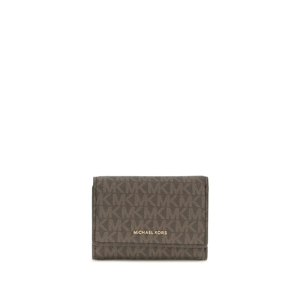Michael Kors Brown Fabric Wallet