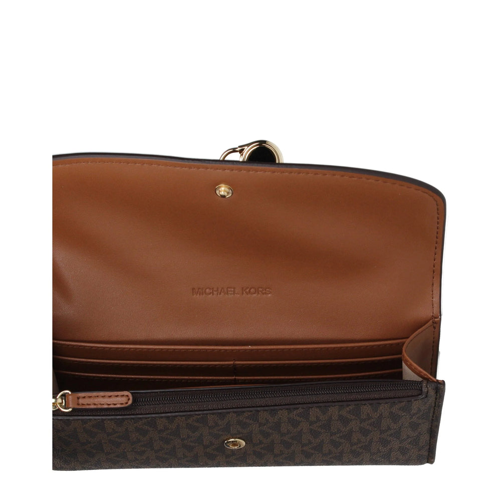 Michael Kors Brun Stoff Lommebok