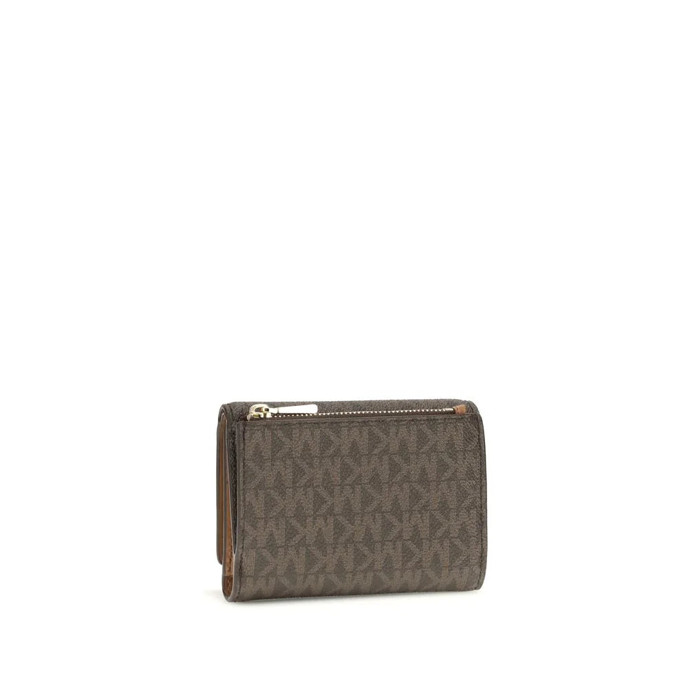 Michael Kors Brown Fabric Wallet