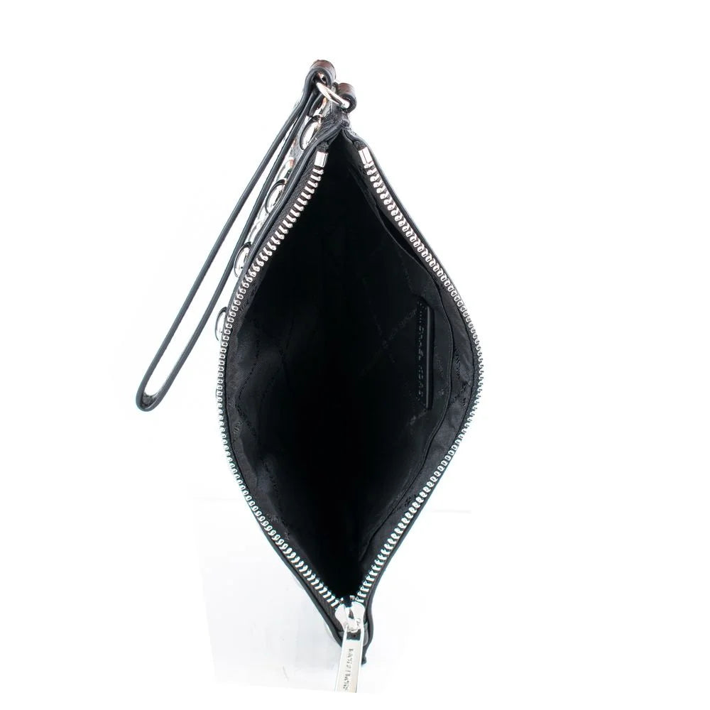 Michael Kors Brown Leather Clutch Bag