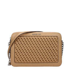 Michael Kors Brown Leather Crossbody Bags