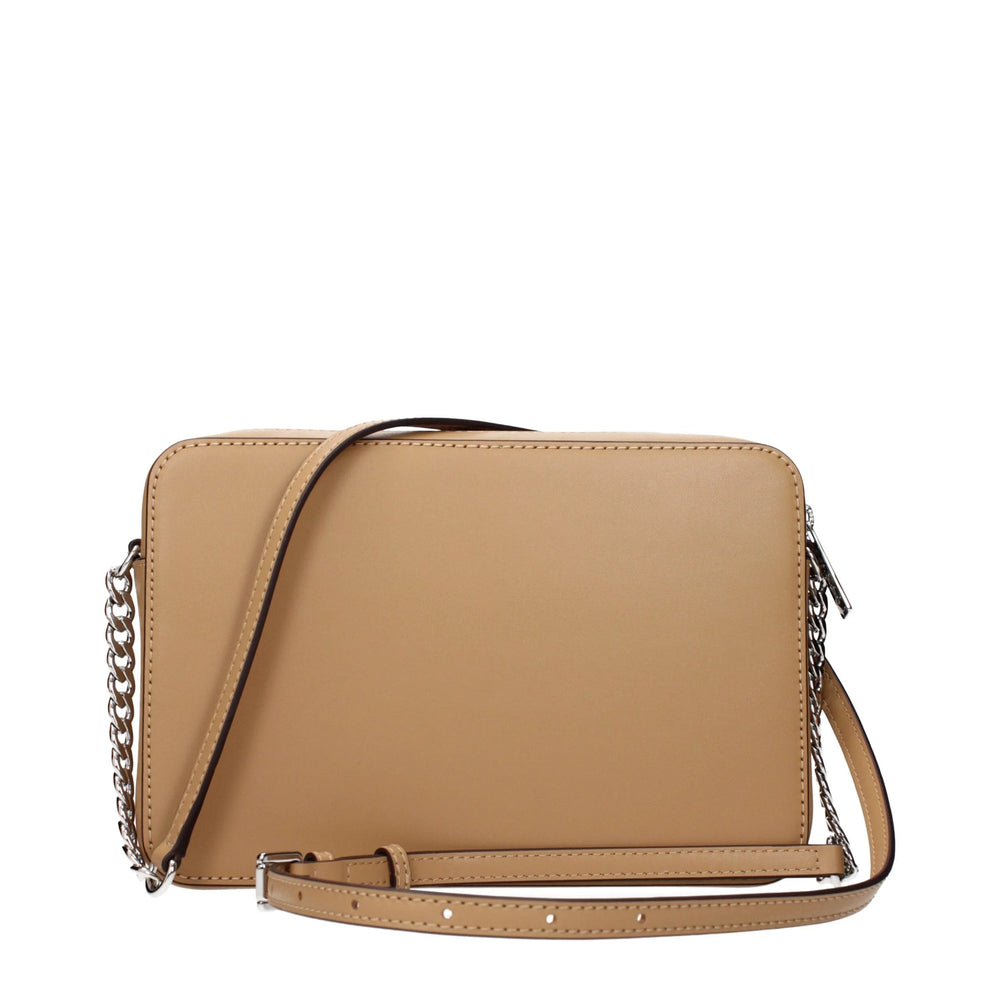 Michael Kors Brown Leather Crossbody Bags