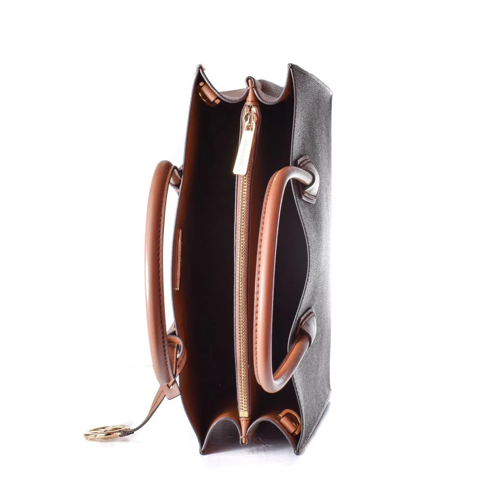 Michael Kors Brown Leather Shoulder Bag