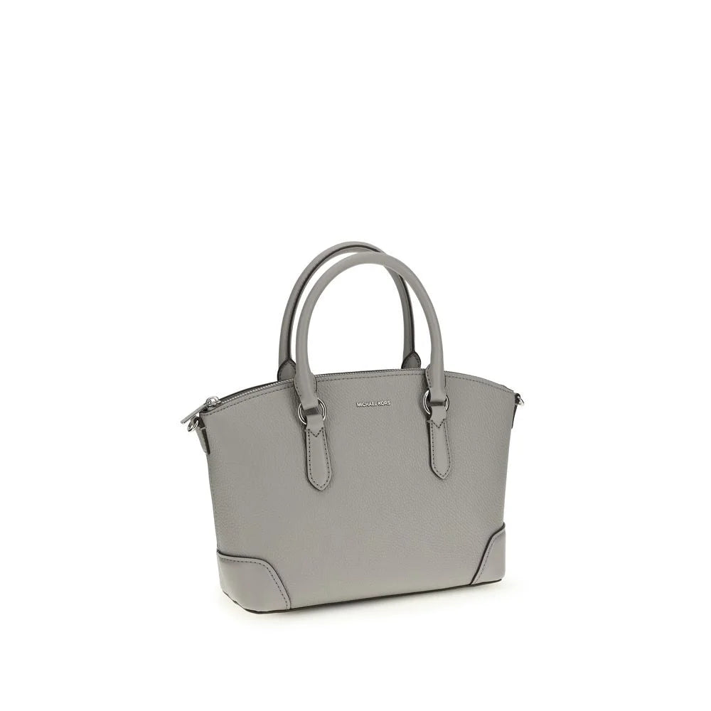 Michael Kors Gray Calf Leather Bos Taurus Shoulder Bag - Shoulder Bags