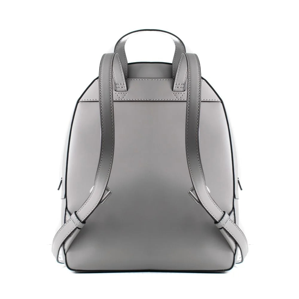 Michael Kors Gray Leather Backpack
