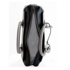 Michael Kors Gray Leather Handbag