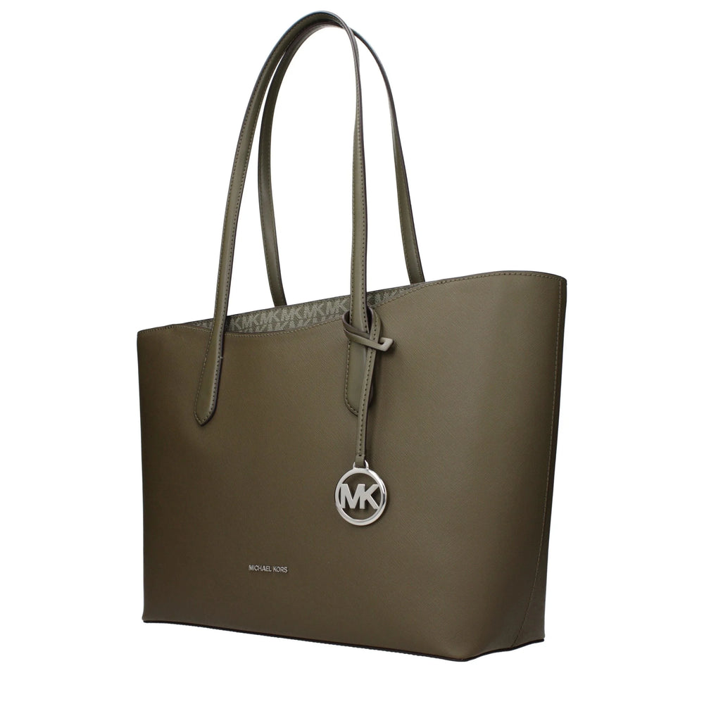 Michael Kors Grüne Stoff-Umhängetasche