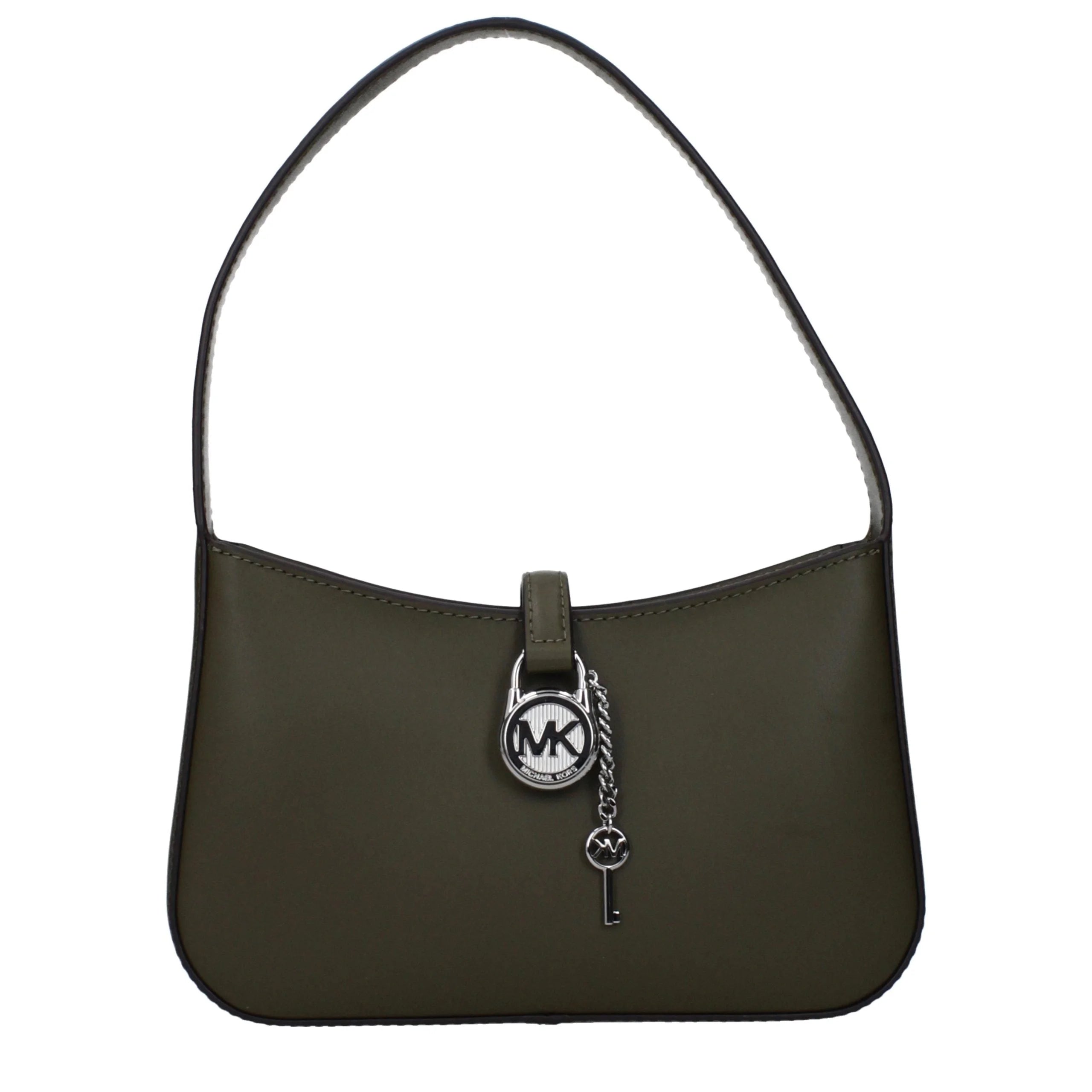 Sac à main en cuir vert Michael Kors