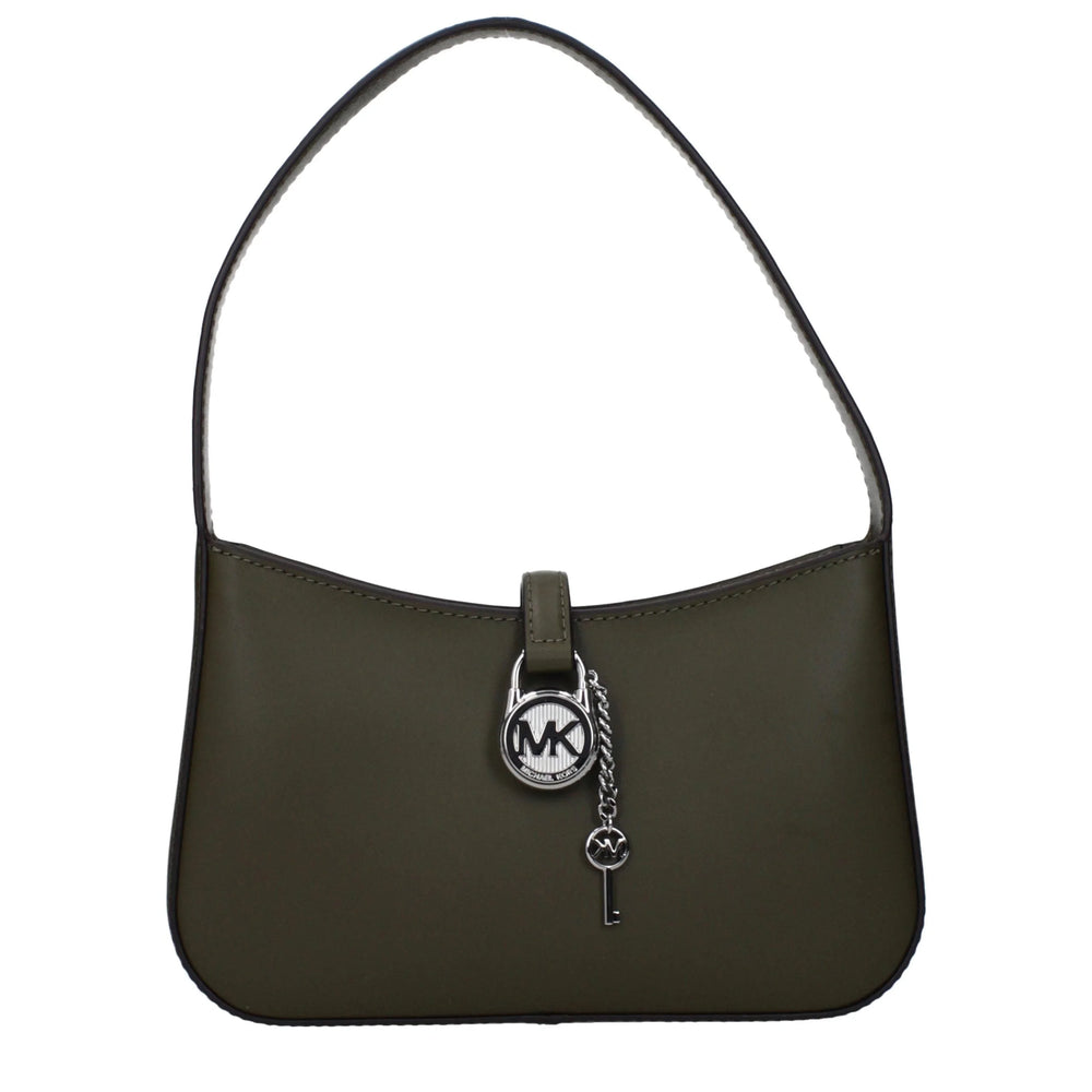 Sac à main en cuir vert Michael Kors