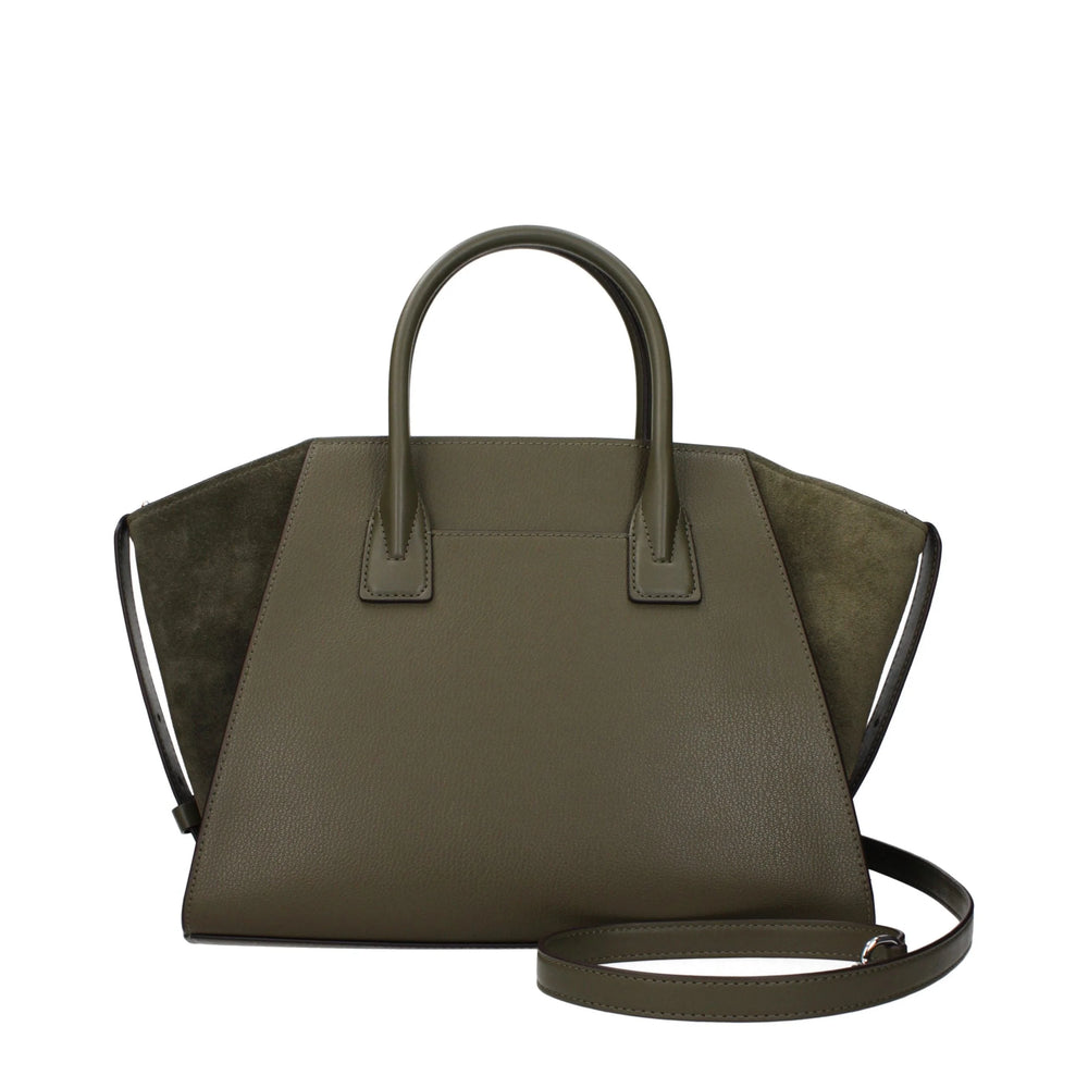Sac à main en cuir vert Michael Kors